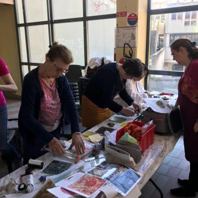 10 ans d'Aka Scrap en 2018 : Atelier avec Azoline