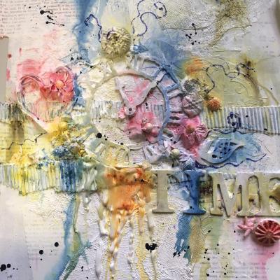 2018 : Atelier mixed-Media avec 